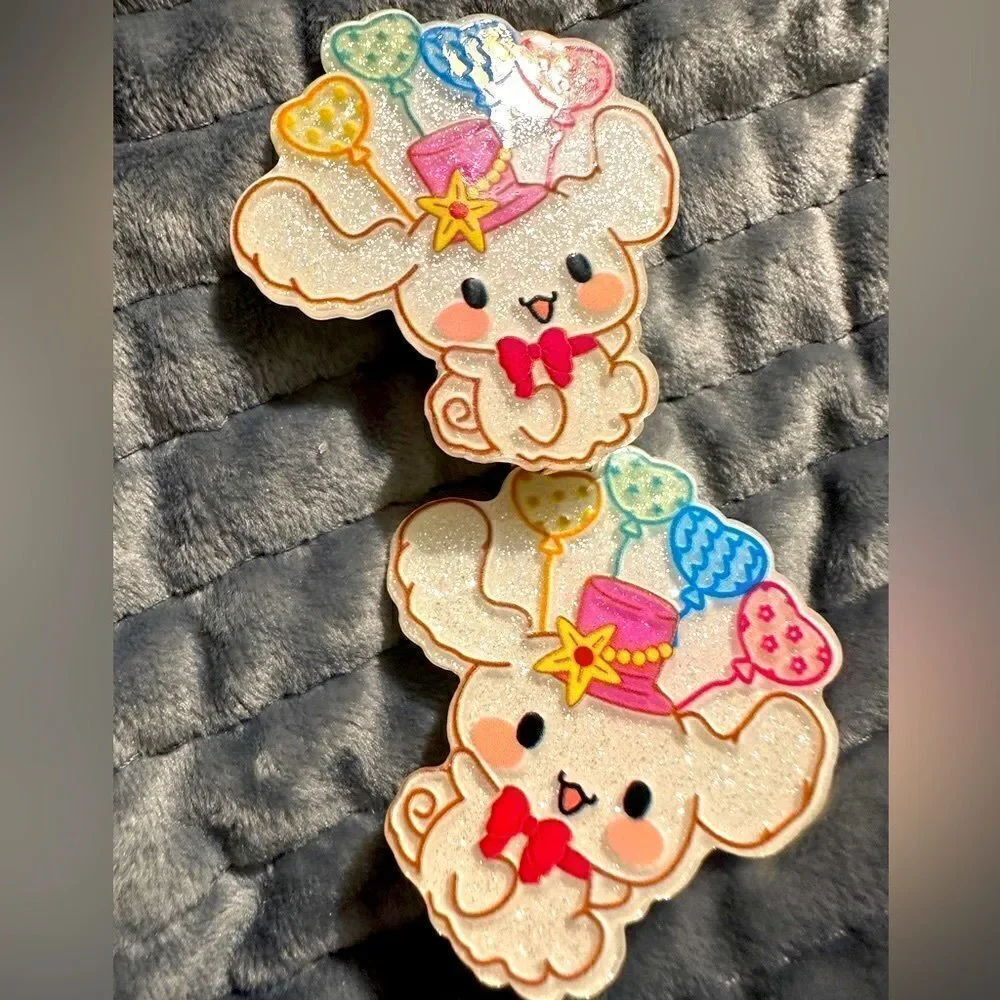 New Sanrio Kuromi Hair Accessories 2Pcs Hair Clip's